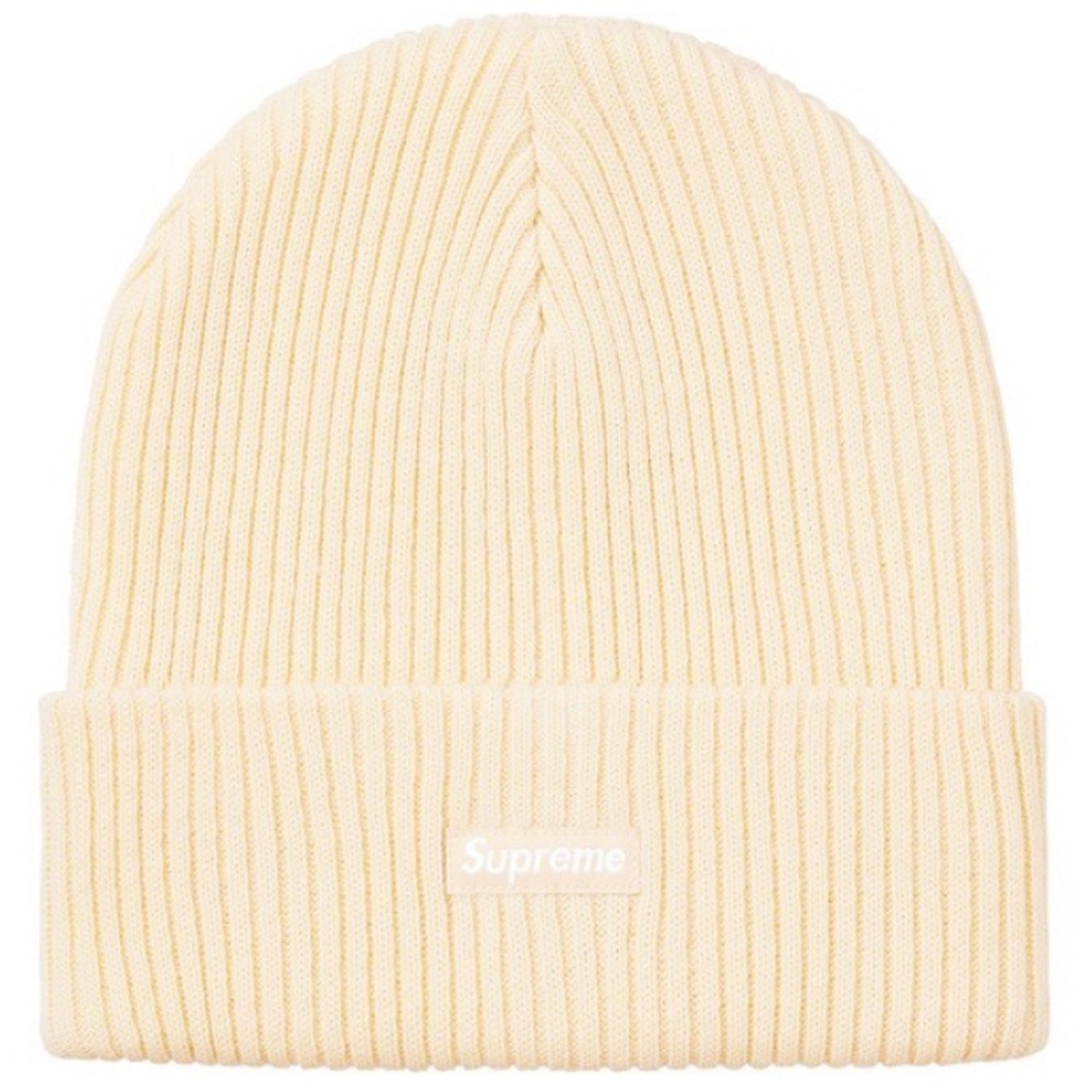 🔴 SOLD🔴 Supreme Wide Rib Beanie Natural